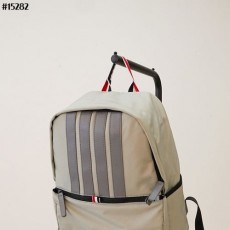 THOME BROWNE 톰브라운 나일론 앤 인터로크 4바 아플리케 이지 백 팩