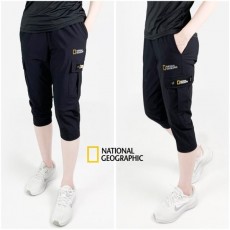 NATIONAL GEOGRAPHIC 내셔널지오그래픽 주름 건빵 7부 바지