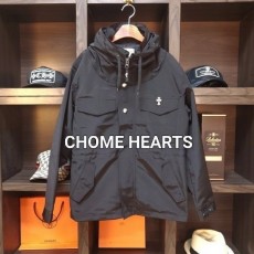 크* 카라 메탈스터드 크롬 GK윈드자켓