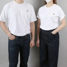 메* 키츠네 헤드패치 반팔 티셔츠