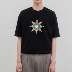 샤* 스타 브러치 로고 티셔츠