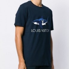 루* 블루샤크 로고 티셔츠