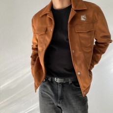 메* 키츠네 스웨이드자켓