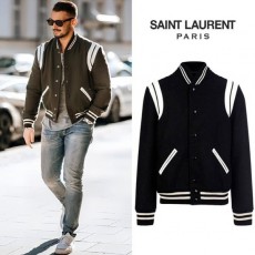 생** 커플 스타디움 울 블루종