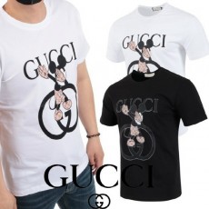 구* 23SS 자가드 미키 실켓 반팔 티셔츠