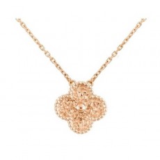 반*** 빈티지 알함브라 목걸이 로즈골드