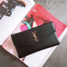 생** 모노그램 플랩 장지갑