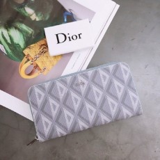 디* CD 다이아몬드 지퍼 장지갑