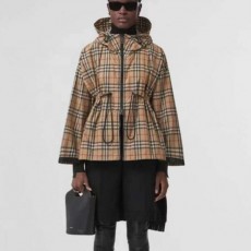 로고 테이프 빈티지 체크 후드 재킷✔수입풀