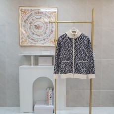 펜* 23FW 로고 울 니트 집업