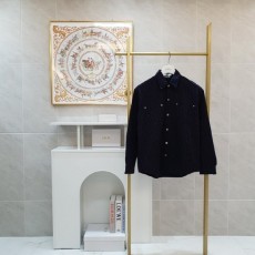 디* 23FW 오블리크 진청 셔츠