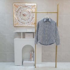 디* 23FW 오블리크 연청 셔츠