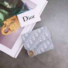 디* 오블리크 새들 3단 반지갑