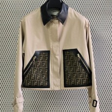 펜* 코튼 FF로고 크롭 트렌치 자켓!! 수입최고급 (여성)