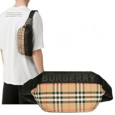 빈티지 체크 소니 블랙 범백