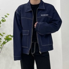 발**** 바이커 스티치 오버 자켓