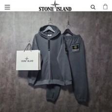 와펜패치 피그먼트워싱 후드집업세트