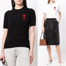 아* 레드하트 니트반팔