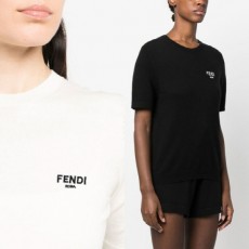 펜* 자수 로고 니트 반팔 (여성)