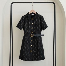 생** 여성 로고 벨트 미니원피스