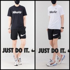 나** 유럽판 에어 심플 더블로고 트레이닝 세트