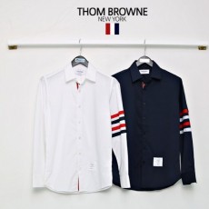 톰* 컬러 사선완장 베이직 셔츠