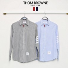 톰* 사선완장 스트라이프 셔츠