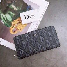 디* CD 다이아몬드 지퍼 장지갑