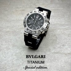 불** 최신상 티타늄 크로노그래프 화이트다이얼