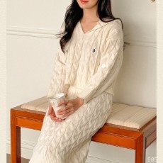 폴* 니트 후드 셋업