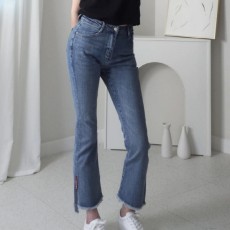 프** 부츠컷 데님팬츠