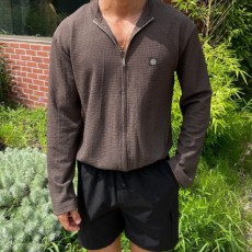 펀칭 썸머 니트 집업(여름용)