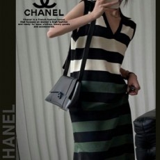 샤* 브이카라 ST 민소매 롱 니트 원피스(8876)