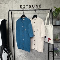 메* 키츠네 폭스헤드 아이스가디건