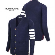 톰* 사선 골드버튼 울 니트 가디건(ADF)