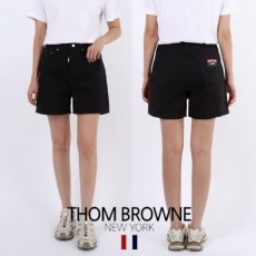 톰* 23SS 신상 블랙 패치 블랙 여성 하프진