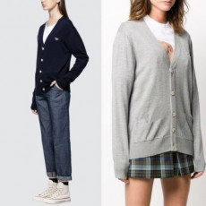 메* 키츠네 트리컬러 V넥가디건(여성)