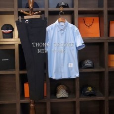 톰* 클래식 라인 시그니쳐 삼선 웨일셔츠+웨일 슬렉스