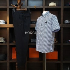 Mon하운드 블랙라벨 볼튼스트라이프셔츠+리안슬렉스