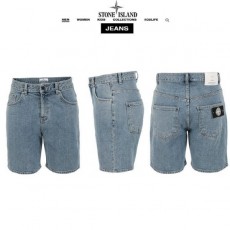 23SS 화이트 와팬 진청 레귤러핏 반바지