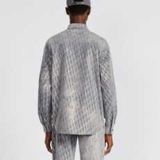 디* 오블리크 워싱 데님 자켓