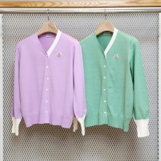 로고패치 브이넥 가디건 (여성)