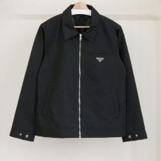 프** 남성 리나일론 삼각 로고 블루종 자켓