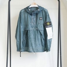 남성 가먼트다잉 레진 포플린 아노락 자켓