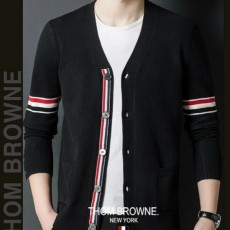 톰* 옴므 삼선 니트 가디건