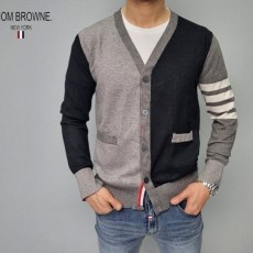 톰* 사선 완장 클래식 가디건