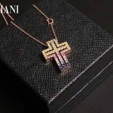 다*** 벨에포크 멀티 다이아몬드 목걸이(핑크골드)