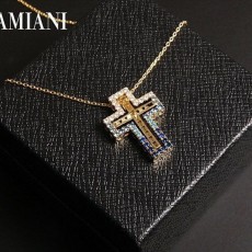 다*** 벨에포크 블루 아이스버그 다이아몬드 목걸이(골드)