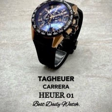 태그*** 까레라 칼리버 호이어01 크로노그래프