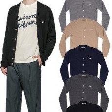 메* 키츠네 트리플 컬러 폭스 가디건 5color